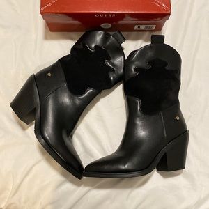 Black Western Boots by Guess